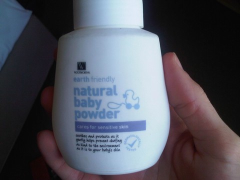 woolworths natural baby powder