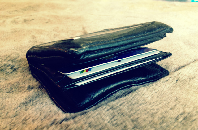 bulky wallet