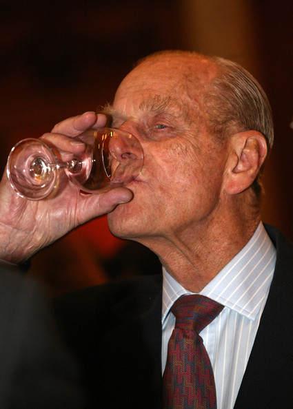 prince philip drinking