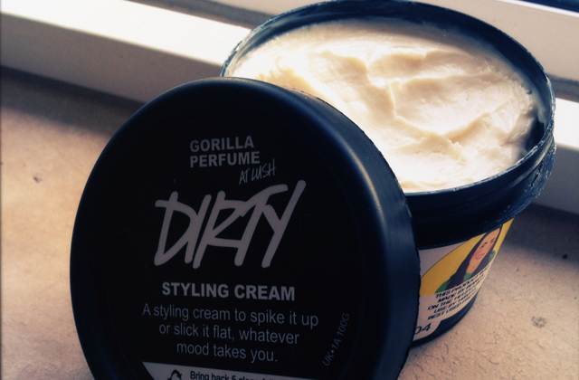 lush dirty styling cream